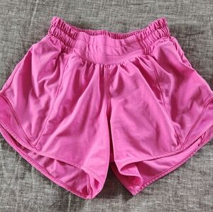 Lululemon hotty hot shorts, pink, size 0